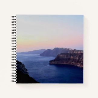 Santorini Greece Spiral Notebook