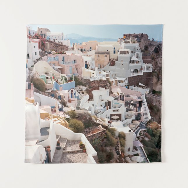 SANTORINI GREECE TAPESTRY (Front)