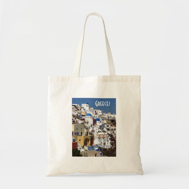 Santorini, Greece Tote Bag (Front)