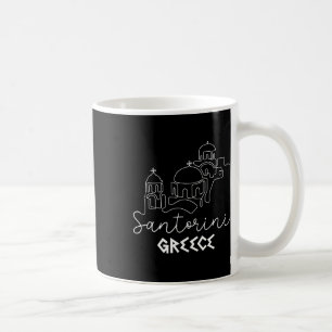 Santorini Greece Travel Destination Summer Family Coffee Mug