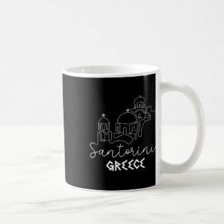Santorini Greece Travel Destination Summer Family Coffee Mug