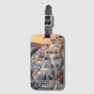 Santorini, Greece: Unforgettable Vacation Paradise Luggage Tag