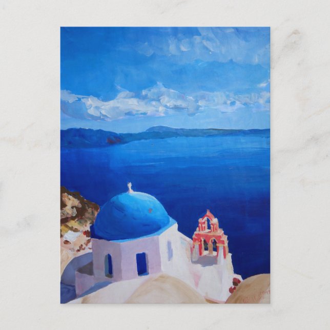 Santorini, Greece - View from Oia Postcard (Front)