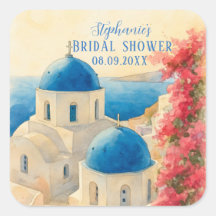 Santorini Greek Citrus Mediterranean Bridal shower