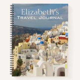 Santorini in the Afternoon Sun Notebook