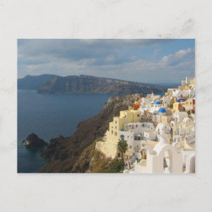 Santorini in the Afternoon Sun Postcard