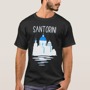 Santorini Island Greece  Ellada Vertical Greek Isl T-Shirt
