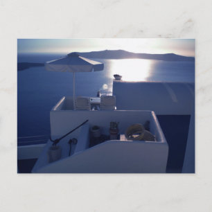 santorini Island Greece Postcard