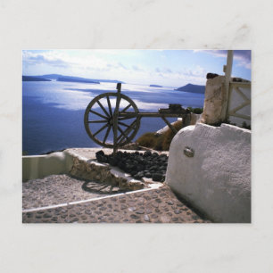 Santorini Island Greece Postcard