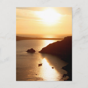 Santorini Island Greece Postcard