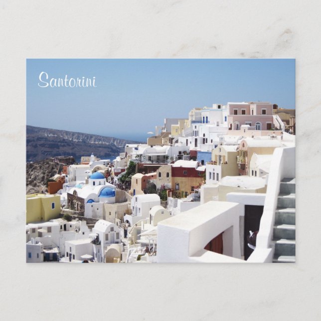 Santorini island Greece Postcard (Front)