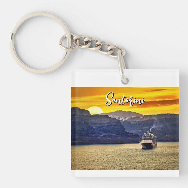 Santorini Keychain (Front)