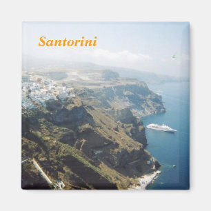Santorini Kitchen Magnet