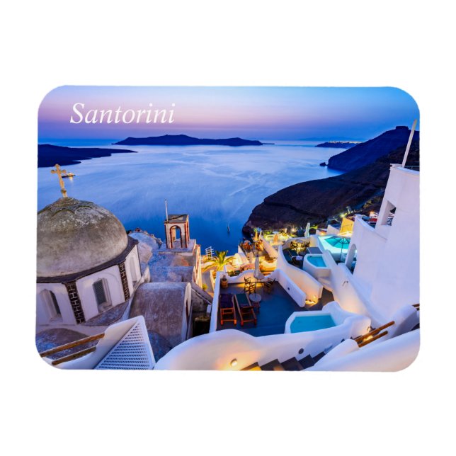 Santorini Magnet (Horizontal)
