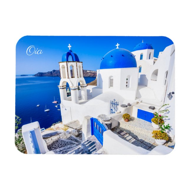 Santorini Magnet (Horizontal)
