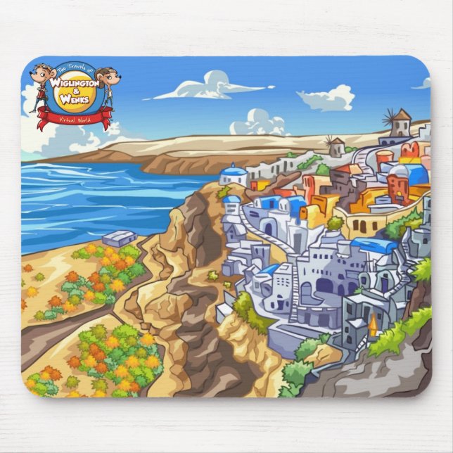 Santorini Mouse Pad (Front)