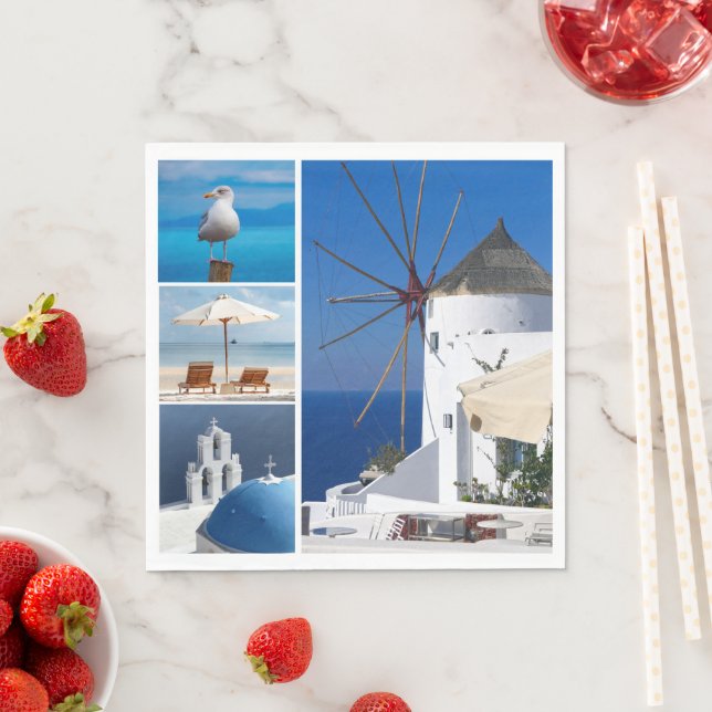 Santorini  napkin (Insitu)