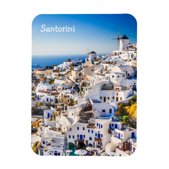 Santorini, Oia Magnet (Vertical)