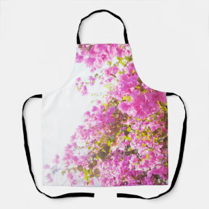 Santorini Pink Flower Dream #1 #wall #art Apron