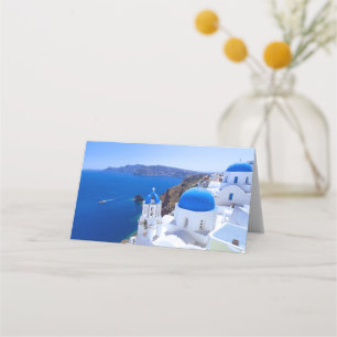 Santorini Place Card