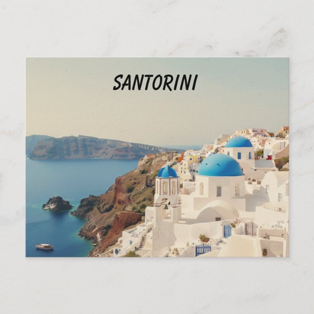 Santorini Postcard (Front)