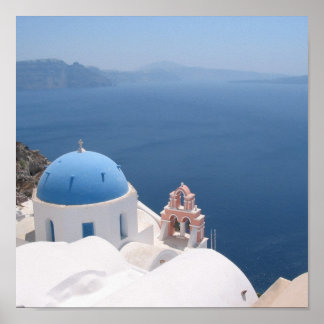 Santorini Poster