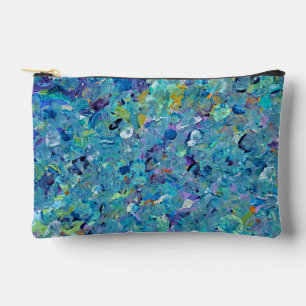 Santorini Sea Glass Accessory Pouch