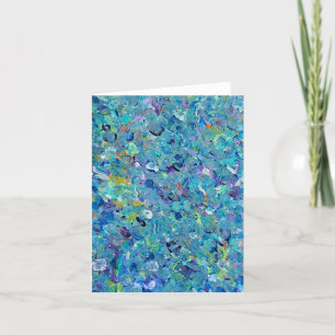 Santorini Sea Glass Note Card