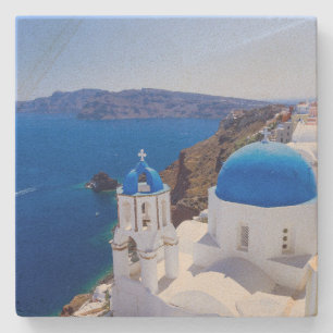 Santorini Stone Coaster