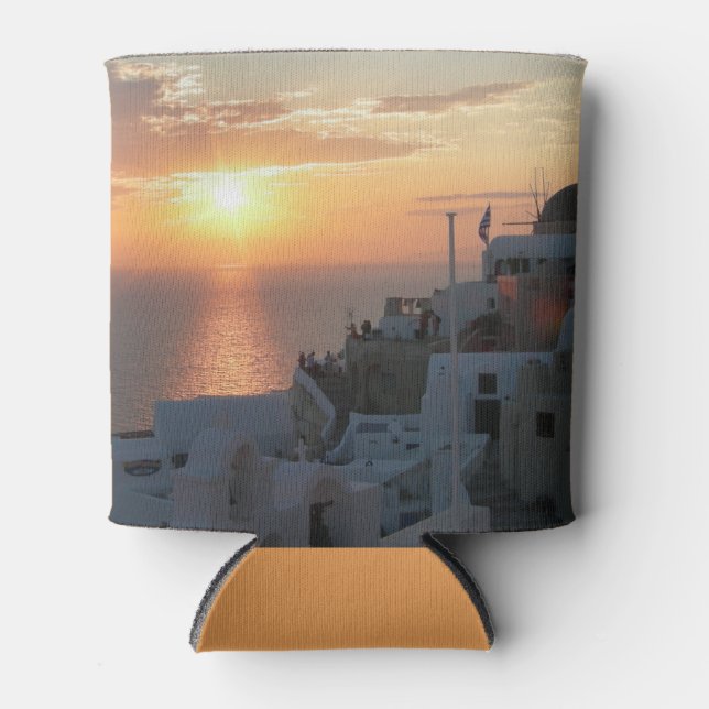 Santorini Sunset Can Cooler (Front)
