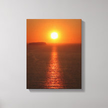 Santorini Sunset - Greek Island -