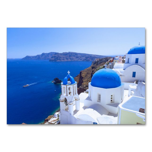 Santorini Table Number (Front)