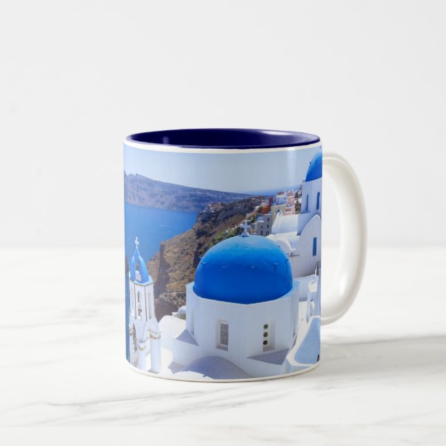 Santorini Two-Tone Coffee Mug (Front Right)