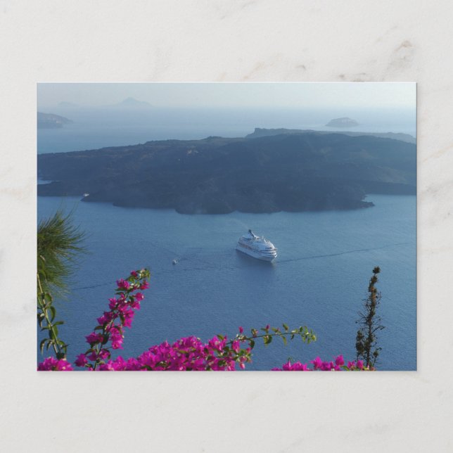 Santorini Waters Postcard (Front)