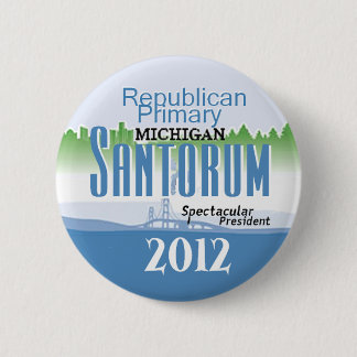 Santorum MICHIGAN Button
