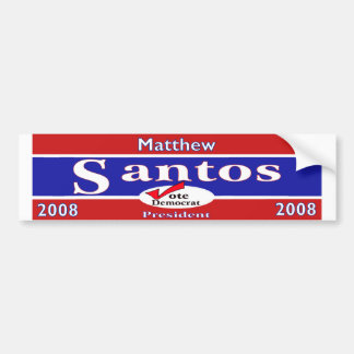 Santos Bumper Bumper Sticker