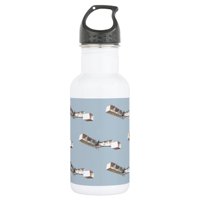 Santos-Dumont 14-Bis Airplane 532 Ml Water Bottle (Front)