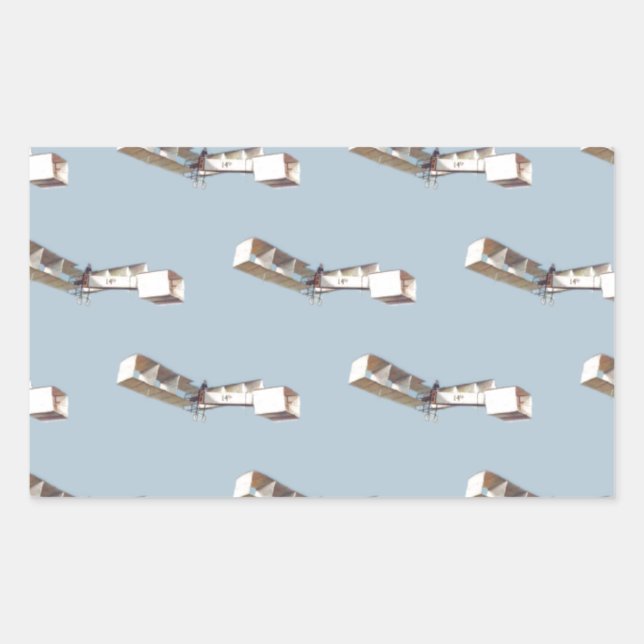 Santos-Dumont 14-Bis Airplane Sticker (Front)