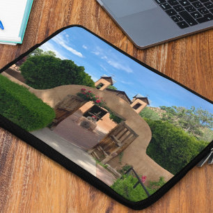 Santuario de Chimayo church photograph catholic  Laptop Sleeve
