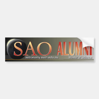 SAO Alumni Bumper Sticker