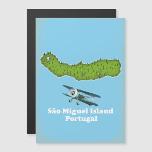 São Miguel Island Portugal map