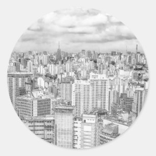Sao Paulo, Brazil Classic Round Sticker