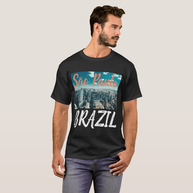 São Paulo Brazil, Men's T-Shirt (Front Full)