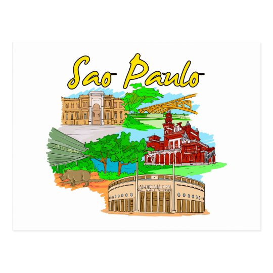 Sao Paulo - Brazil.png Postcard