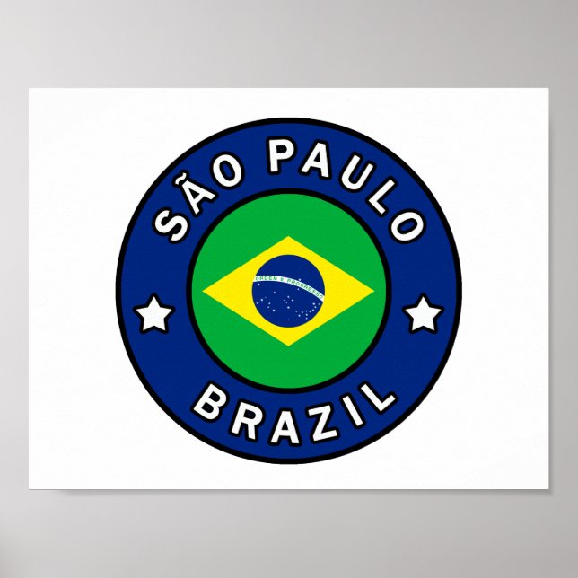 São Paulo Brazil Poster (Front)