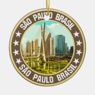 São Paulo                                          Ceramic Ornament