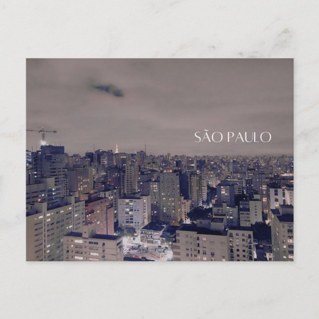 São Paulo - city urban  Postcard (Front)
