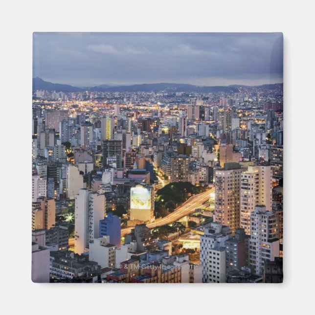 Sao Paulo Cityscape 2 Magnet (Front)