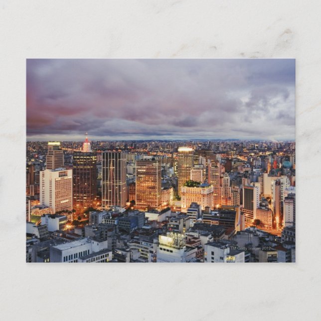 Sao Paulo Cityscape Postcard (Front)