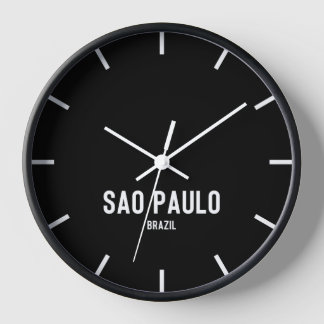 Sao Paulo Fuseau horaire Salle de presse Horloge m